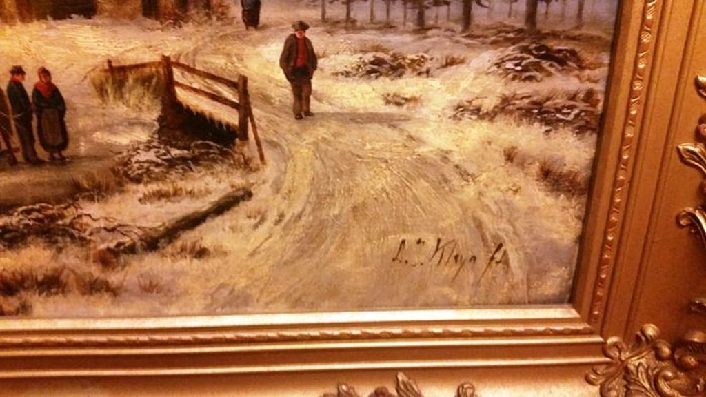 Lodewijk Johannes Kleijn (1817-1897)-Winterlandschap -olieverf canvas-gesigneerd kopen? Bied vanaf 1!