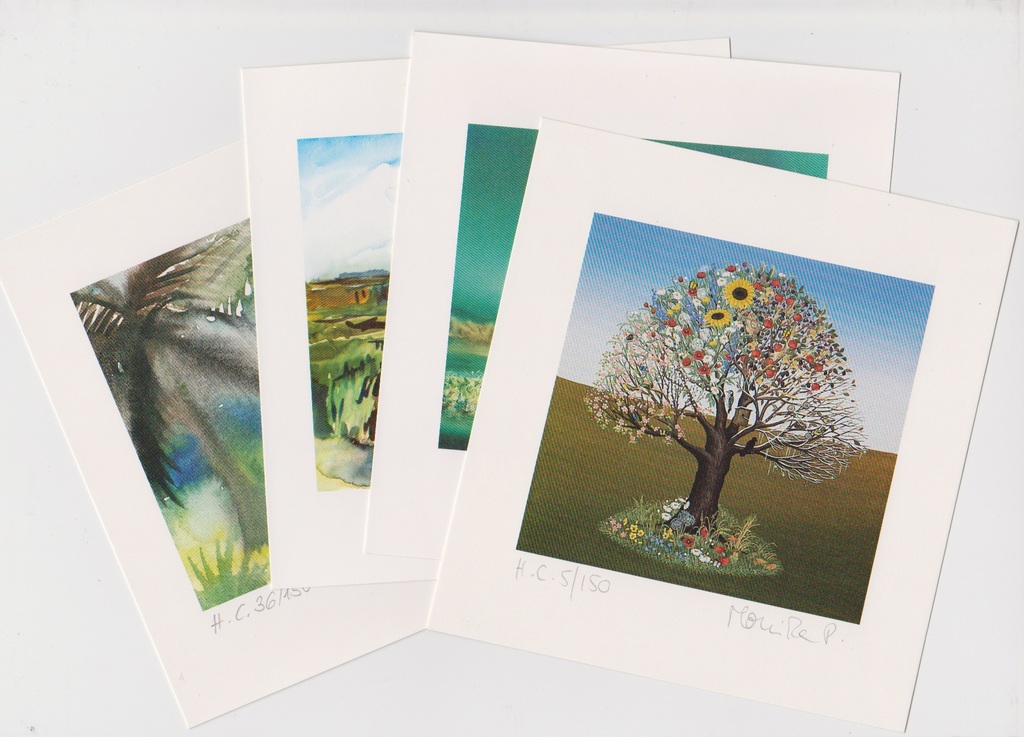 Renate Müller e.a: Lot van vier lithografien, Landschappen kopen? Bied vanaf 20!