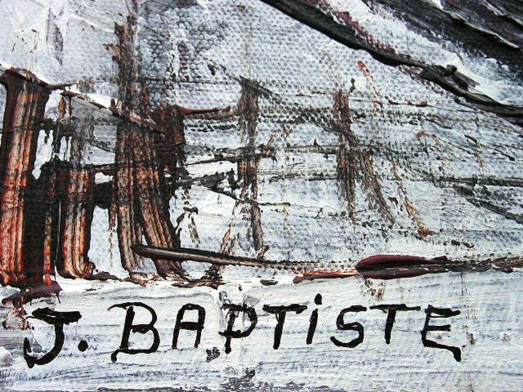 J.Baptiste - Zonder titel  -  olieverf op doek - gesigneerd. kopen? Bied vanaf 45!
