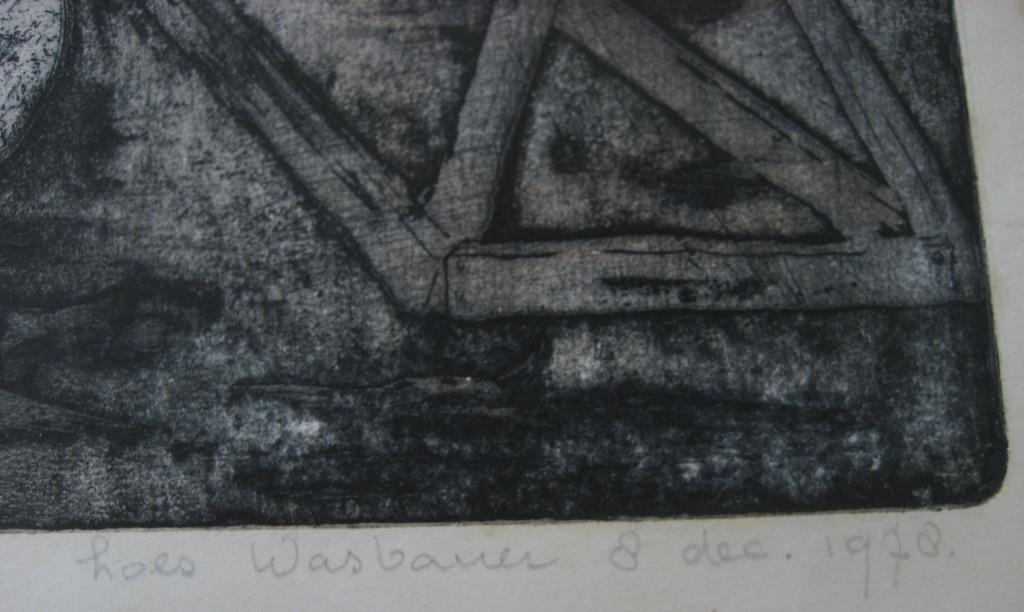 Loes de Haan Ets uit 1978 De Geldmarkt kopen? Bied vanaf 1!