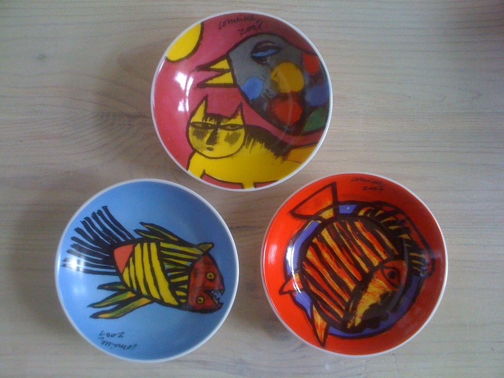 3x design schaaltjes Corneille. verkocht voor € 25!