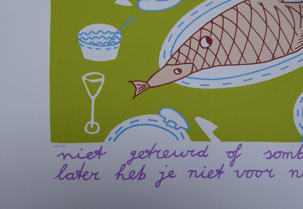 Arjenne Fakkel zeefdruk uit 2003. kopen? Bied vanaf 1!