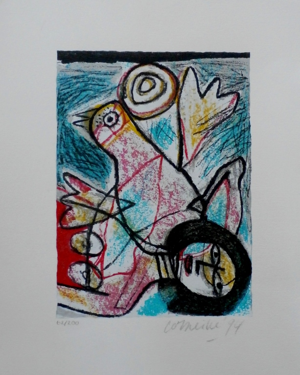 Corneille - zeefdruk - 1994 verkocht voor € 118!