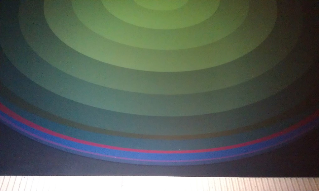 Lothar Quinte, "Corona groen", 90x90 verkocht voor € 125!