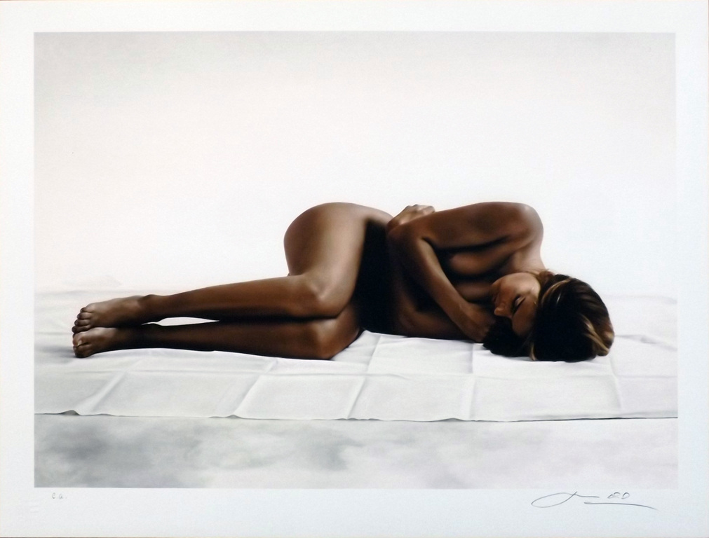 Peter Handel - giclee - Andrea auf weissem Tuch kopen? Bied vanaf 90!