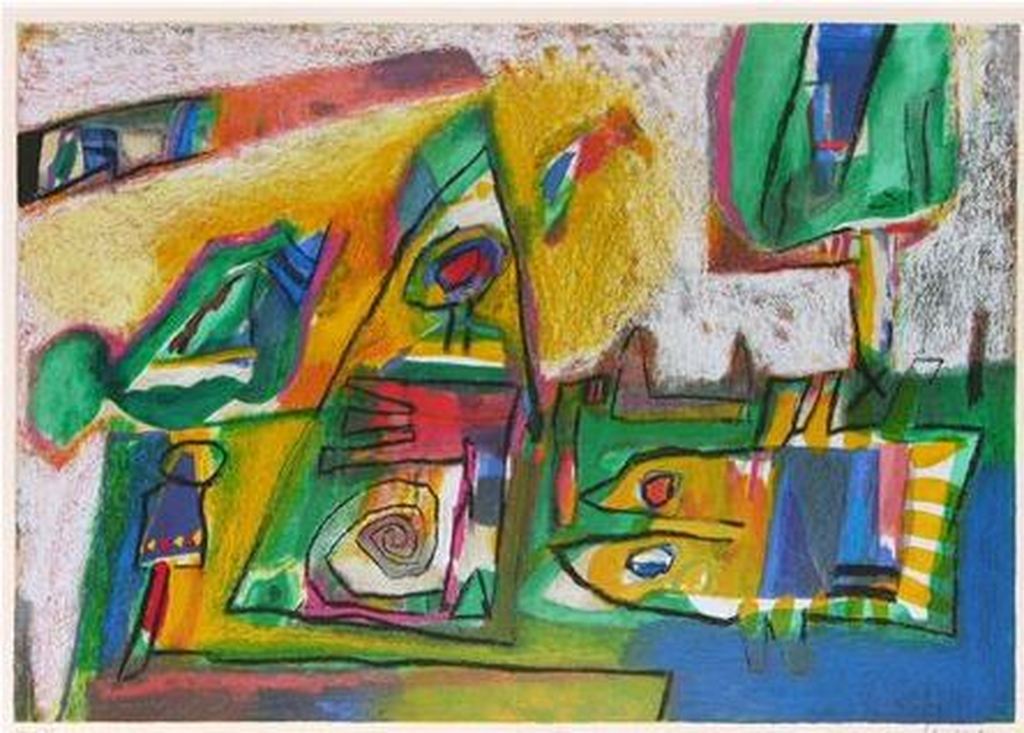 Geert Vrijdag, zeefdruk: Tigris - ingelijst (groot formaat) kopen? Bied vanaf 100!