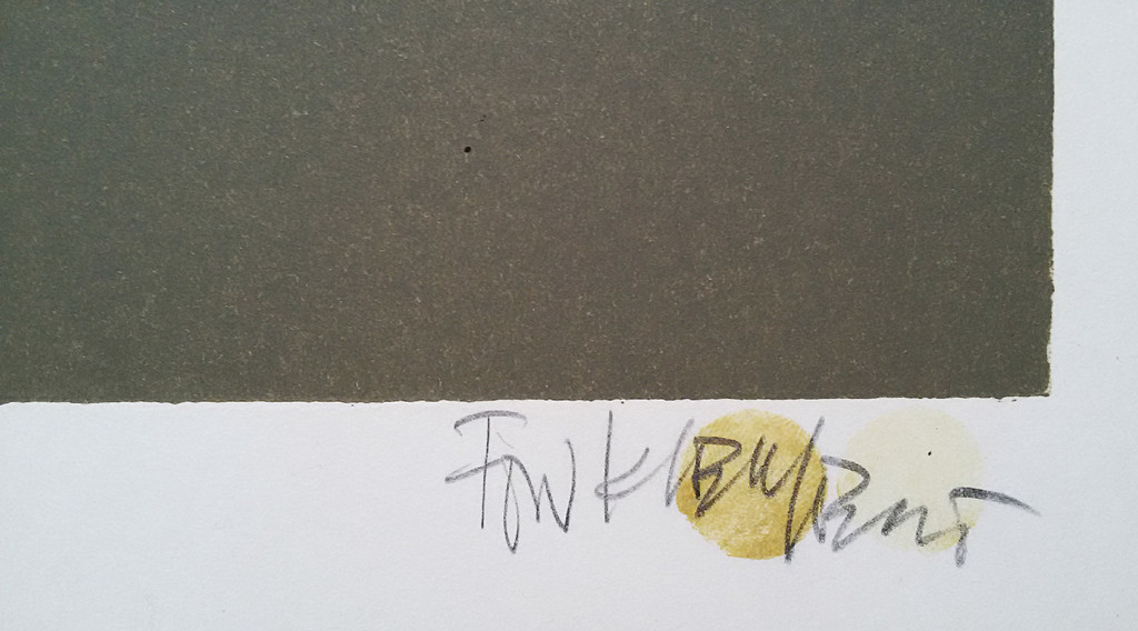 Fon Klement - Involuté, hoogdruk boardsnede (ingelijst, zeer groot) kopen? Bied vanaf 250!