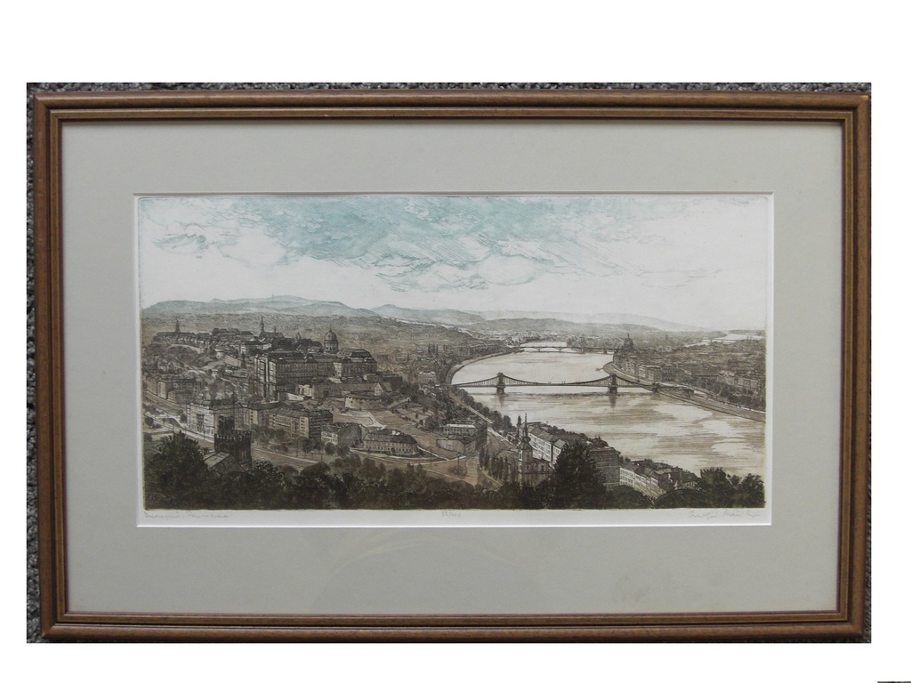 Een ets - gesigneerd kopen? Bied vanaf 1!