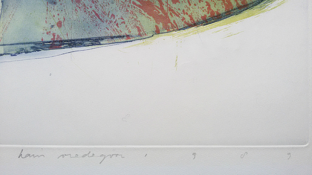 Hans Vredegoor - Harmonisch abstract, ets kopen? Bied vanaf 35!