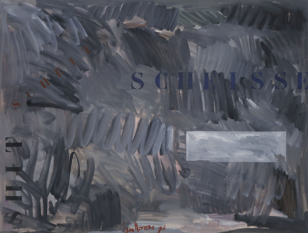 Jan van Holthe: Acryl op papier, Merde 7 kopen? Bied vanaf 1!