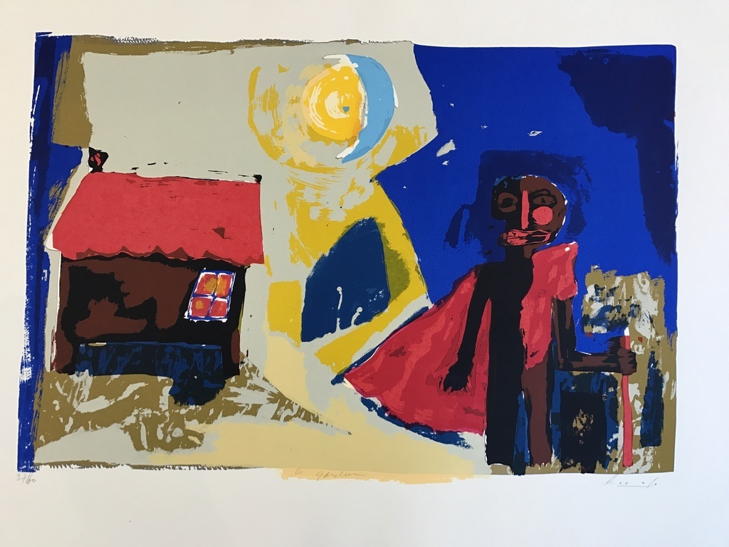 John Lie A Fo   1 originele zeefdruk / Litho gesigneerd  kopen? Bied vanaf 1!