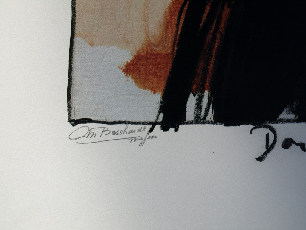 Peter Donkersloot : Litho , Majoor Bosshardt – gesigneerd – 1997 kopen? Bied vanaf 1!