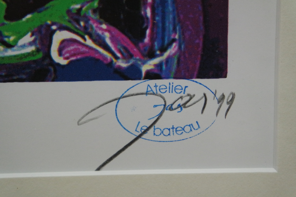 Johannes Adrianus Smit  (1945-2002) - zeefdruk handgesigneerd - "Mabel Violet" kopen? Bied vanaf 65!