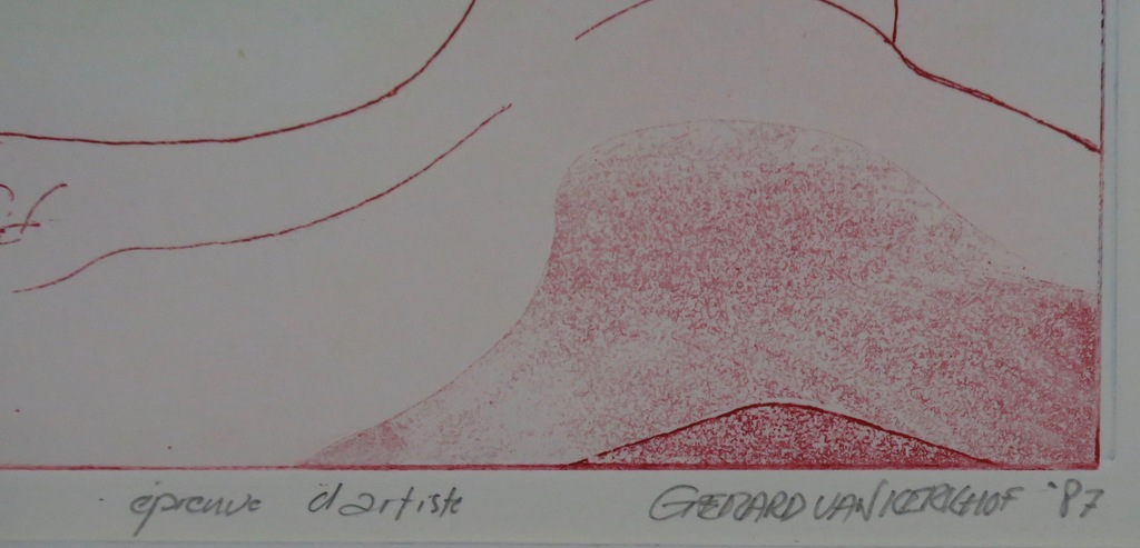 Gerard van Kerkhof: Ets/aquatint, Zonder titel kopen? Bied vanaf 1!