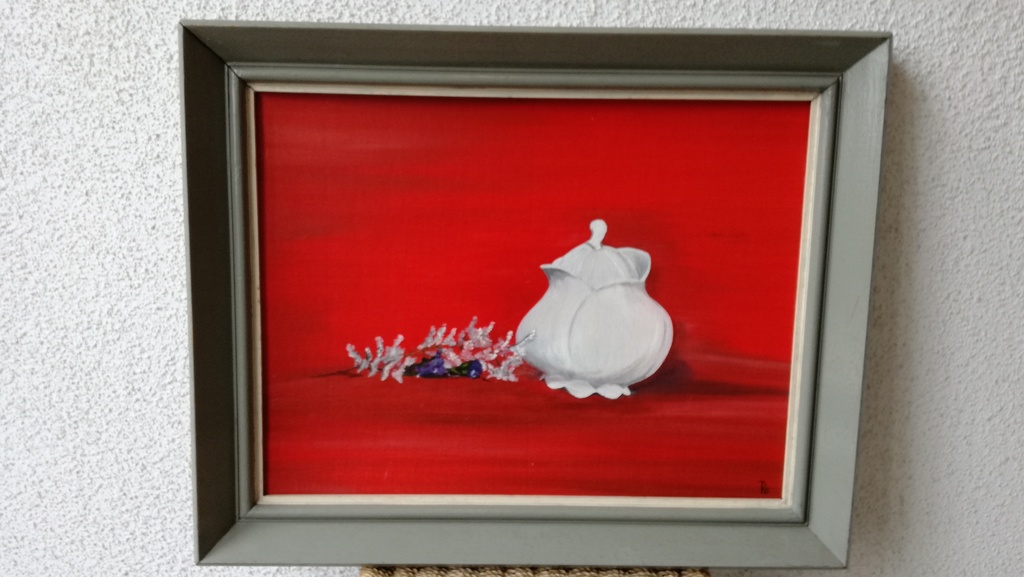 Onbekend kunstenaar, Olieverf op paneel, Stilleven kopen? Bied vanaf 1!