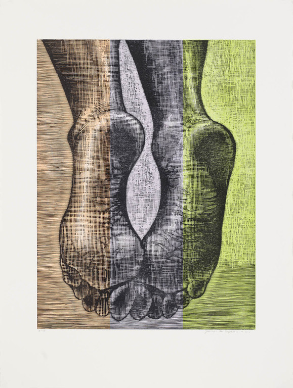 Jacomijn den Engelsen - Houtsnede - Zonder titel 2003 kopen? Bied vanaf 400!