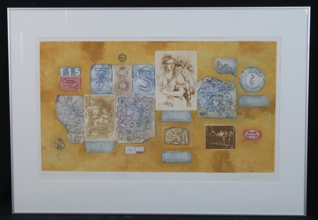 Enric Adsera Riba: Ets, La Lechera - Ingelijst (Groot) kopen? Bied vanaf 35!