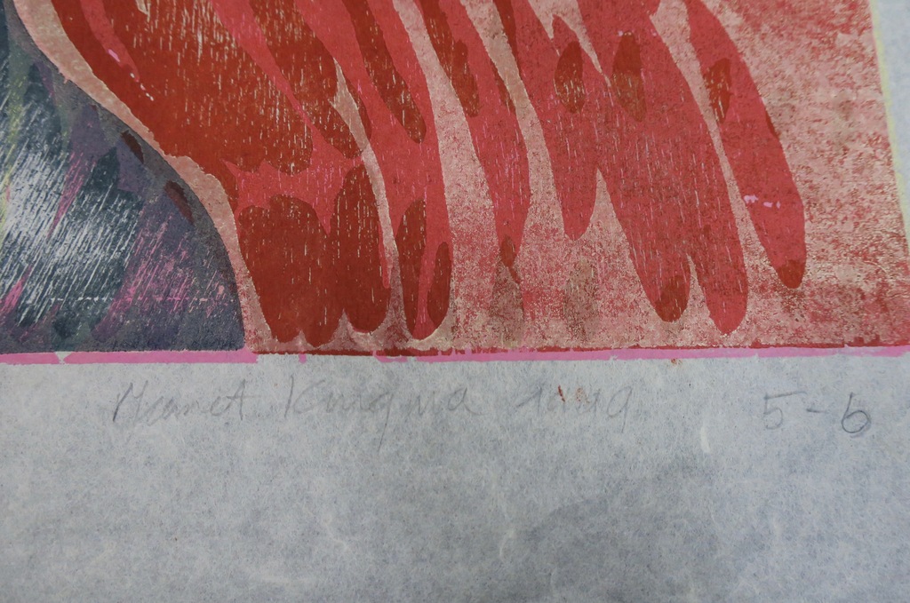 Jeanet Kingma: Houtsnede, Zonder titel  kopen? Bied vanaf 1!