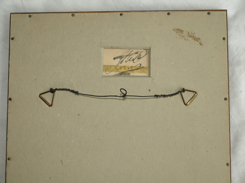 Huib Luns : tekening , Religieuze voorstelling – gesigneerd  kopen? Bied vanaf 1!