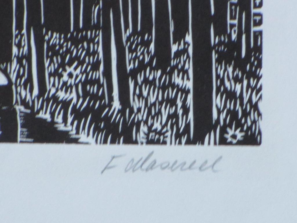 Frans Masereel, Begijnhof Brugge, Houtsnede kopen? Bied vanaf 45!