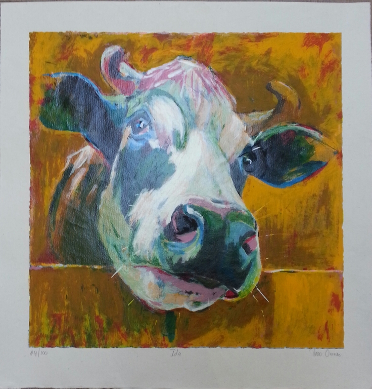 Theo Onnes, zeefdruk op handgeschept papier, titel; " Ida " kopen? Bied vanaf 50!