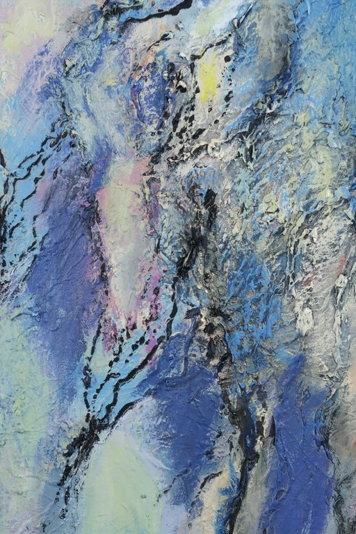 Bert Braam: Acryl op doek, Rhapsody in Blue kopen? Bied vanaf 200!
