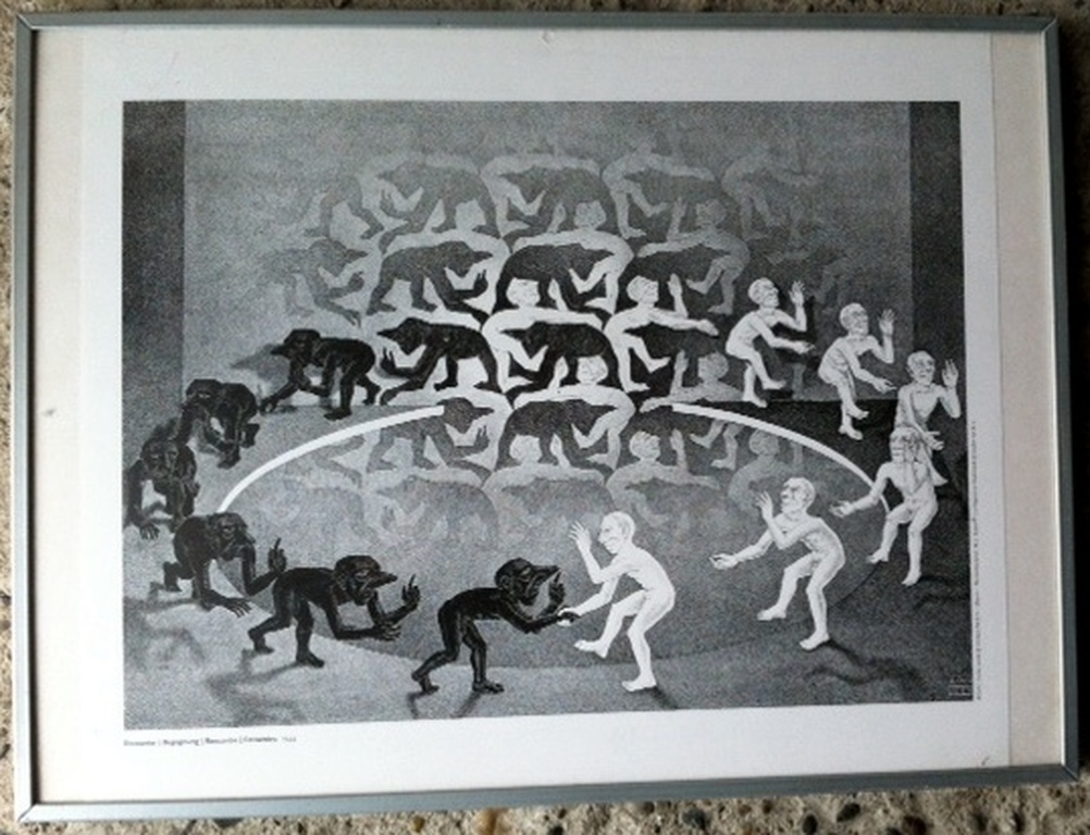 2 X M.C.ESCHER-Encounter 1944 +Belvedere 1958-originele druk verkocht voor € 40!