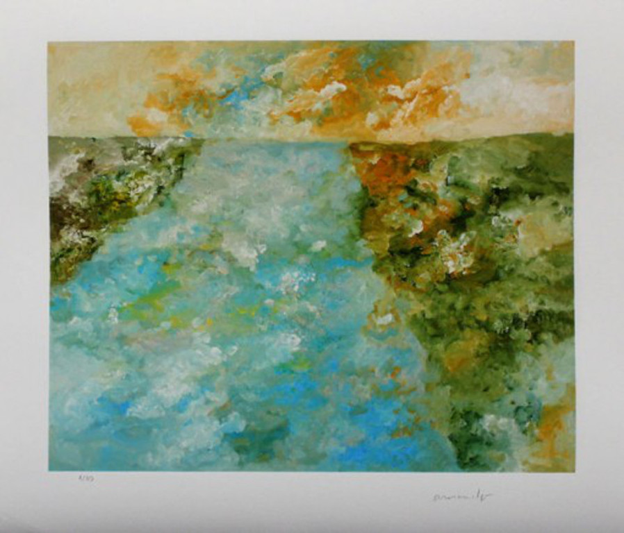 Armando. - Der Fluss- Giclee op katoenpapier. 2016. Handgesigneerd. kopen? Bied vanaf 149!