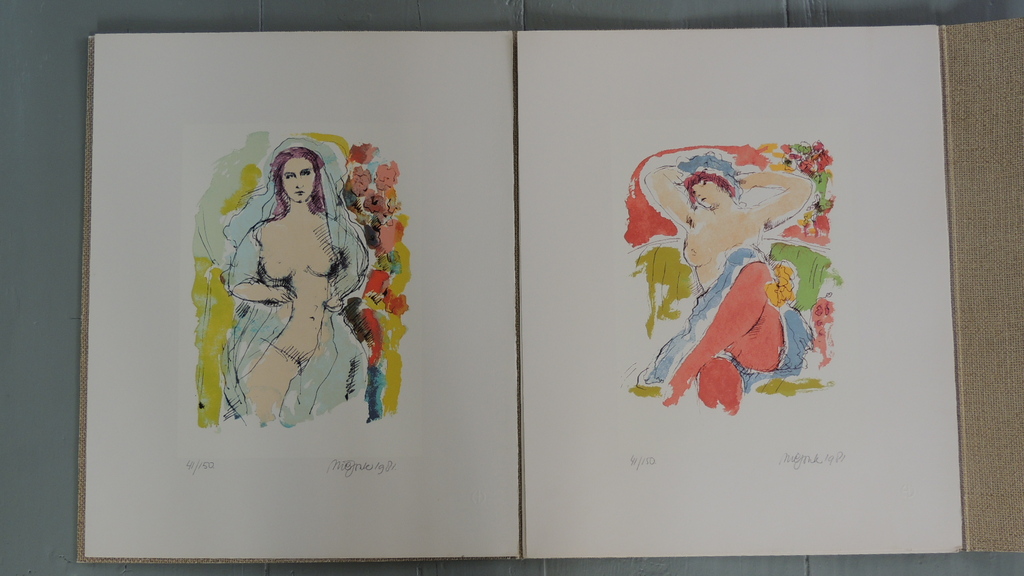 Nic Jonk, derde map met 3 zeefdrukken kopen? Bied vanaf 300!