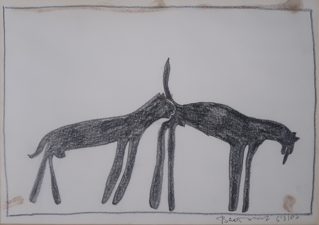 Bart Drost: Potloodtekening, Poezen kopen? Bied vanaf 1!