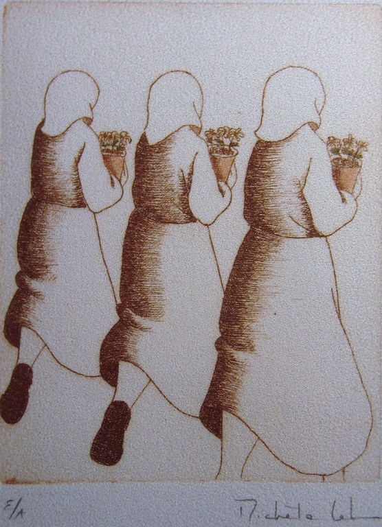 Michèle Lehmann - Zwitserland (1940) - kleurets kopen? Bied vanaf 60!