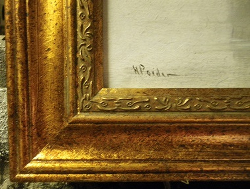 Henk Poeder: Olieverf op paneel poesje en muisje kopen? Bied vanaf 65!