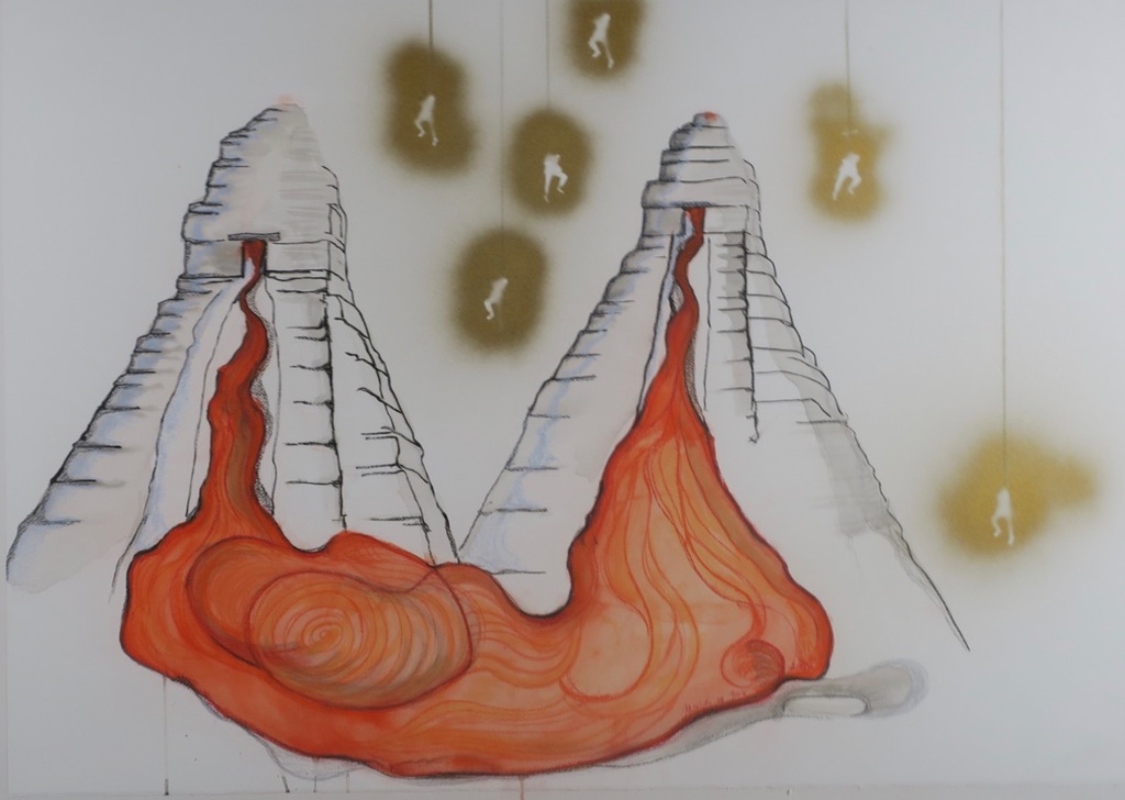 Jacolien de Jong: Gemengde techniek, Z.T. - Ingelijst (Groot) kopen? Bied vanaf 20!