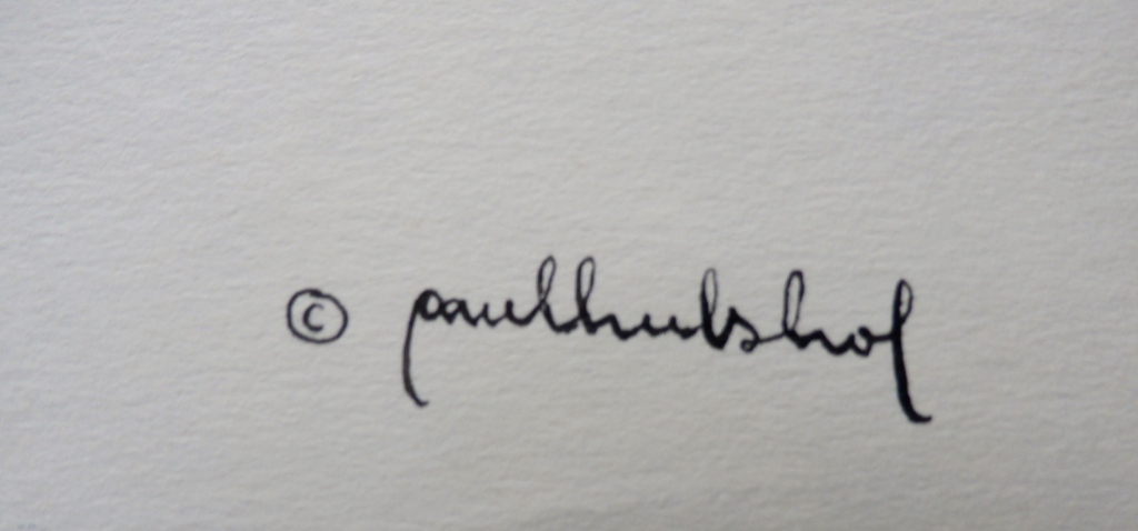 Paul Hulshof - inkttekening: het papier - 1973 kopen? Bied vanaf 10!