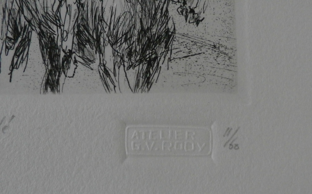 Piet Klaasse - Ets - Patio Defile kopen? Bied vanaf 50!