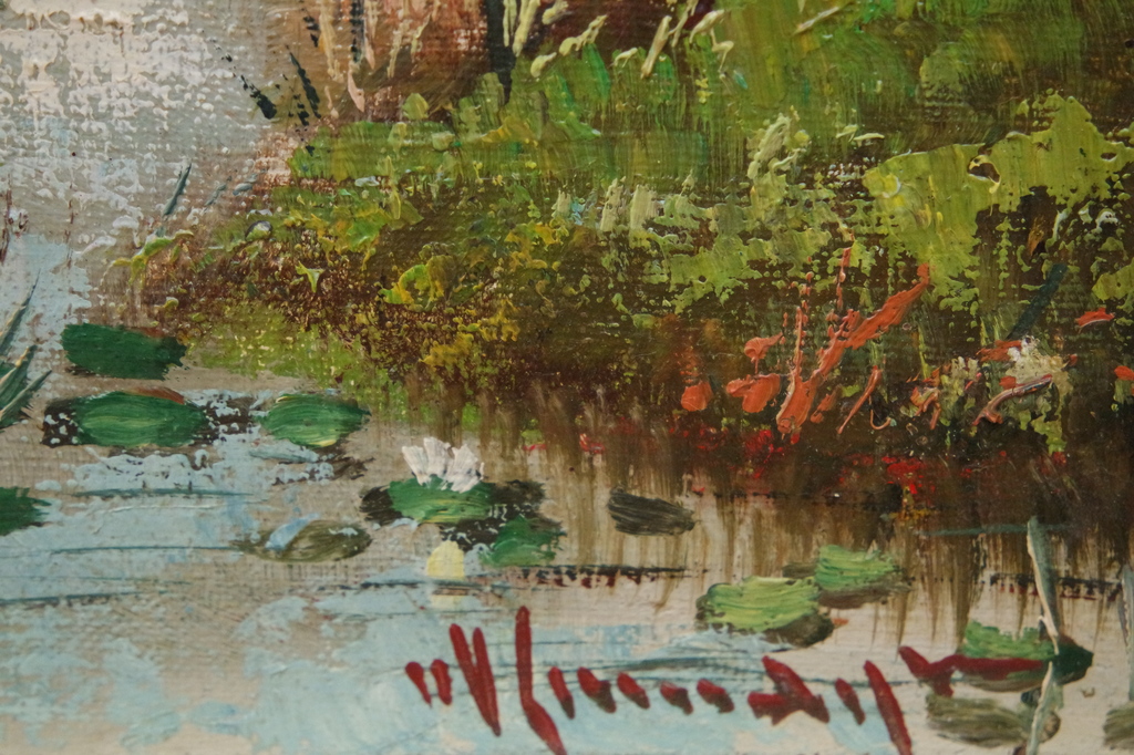 Jan van Vlaardingen (1913-1980) - olieverf op doek - Kortenhoef kopen? Bied vanaf 70!