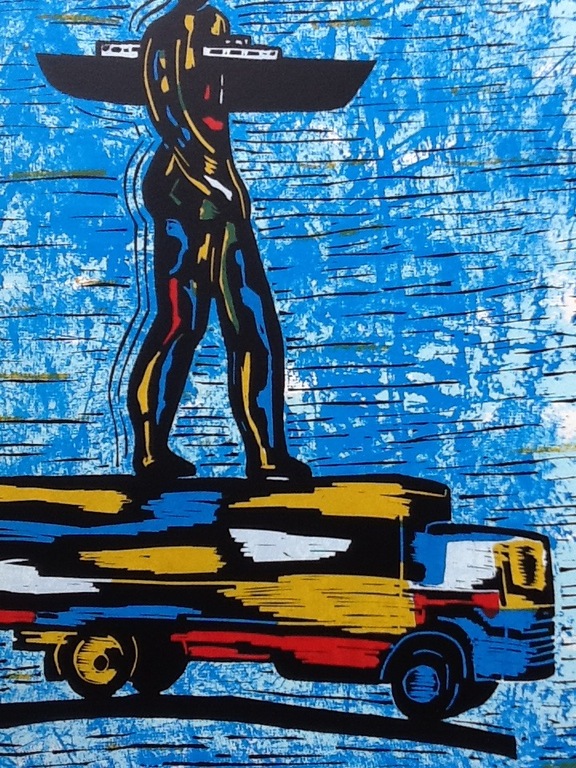 Hans Wap, gesigneerde zeefdruk, Cargo kopen? Bied vanaf 40!