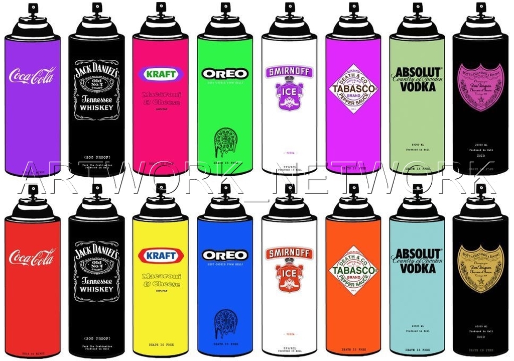 DEATH NYC "MIX Spray" - n° A/P - Signed with COA (Edition Artist Proof) kopen? Bied vanaf 1!