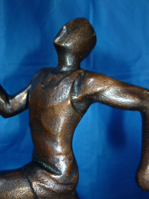 Brons Amsterdamsche school/Art Deco jaren “30 Atleet kopen? Bied vanaf 125!