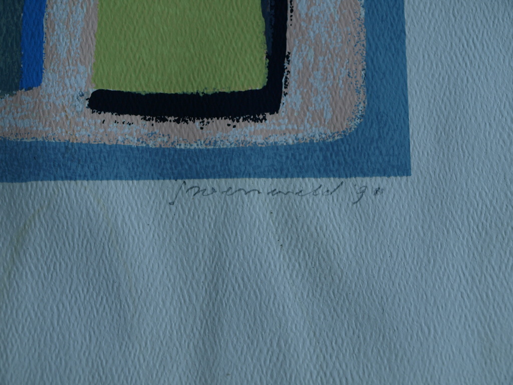 Doris Groeneveld (1938-2016) : Zeefdruk + Boek – gesigneerd –1990 –oplage 21 ex. kopen? Bied vanaf 1!