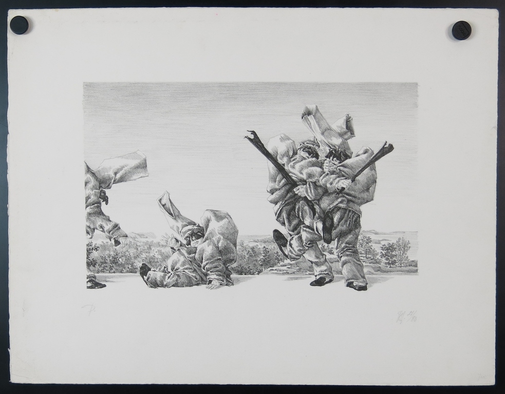 Peter Vos: Litho, Zonder titel kopen? Bied vanaf 70!