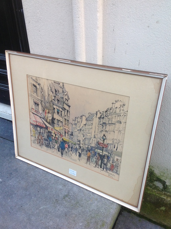 Jan Korthals, stadsgezicht, Paris  kopen? Bied vanaf 75!
