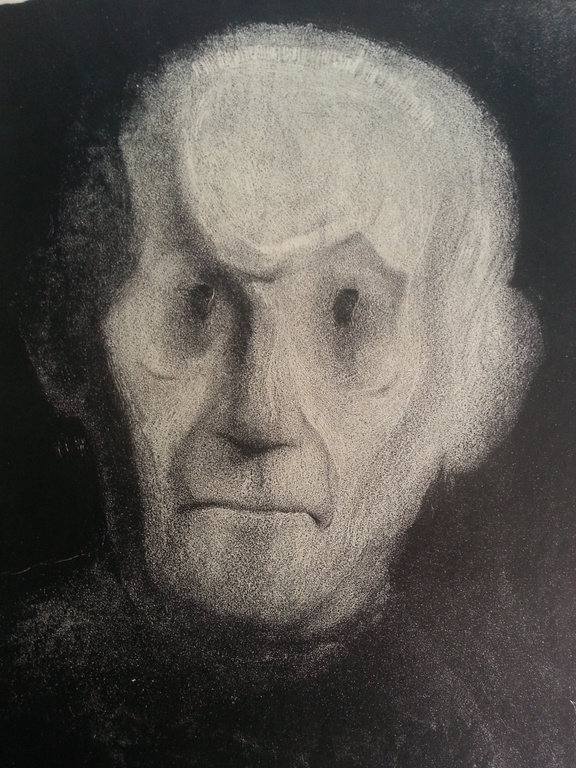 Wout van Heusden ' Oud vrouwtje ' Litho 1925 kopen? Bied vanaf 1!