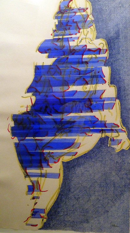 Jaap Hillenius : bijzondere pentekening met aquarel  kopen? Bied vanaf 150!