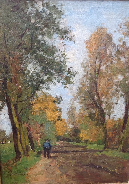 L. Stutterheim, mannetje op bospad  kopen? Bied vanaf 150!