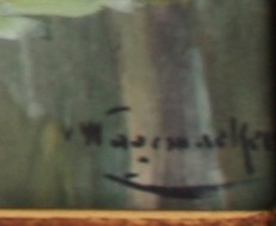 LAATSTE WEEK! - aquarel - Boslandschap met water - ingelijst - gesigneerd kopen? Bied vanaf 45!