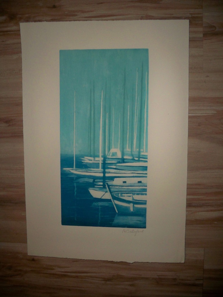 Willy Belinfante - Blue Marine / Montagne - Kleurenets kopen? Bied vanaf 35!