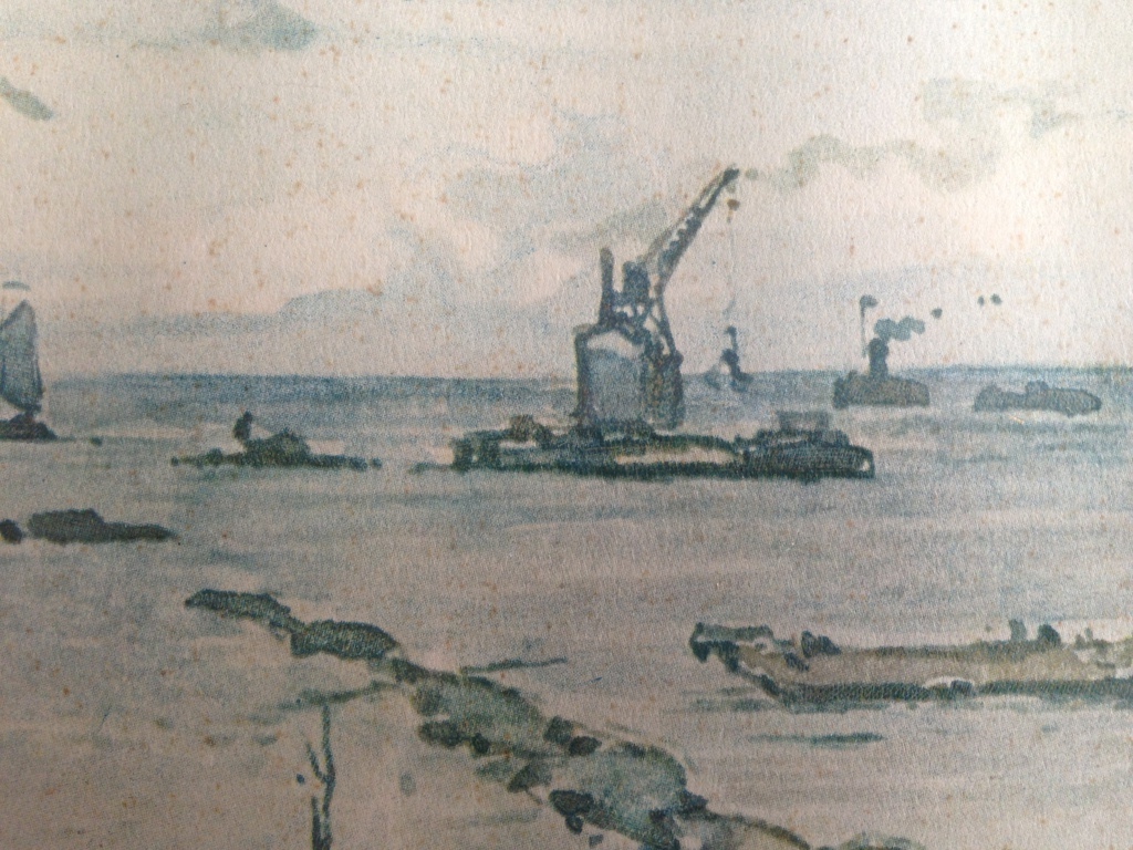 C. Vreedenburgh -1934 - Koperdiepdruk naar Aquarel - achter glas kopen? Bied vanaf 10!