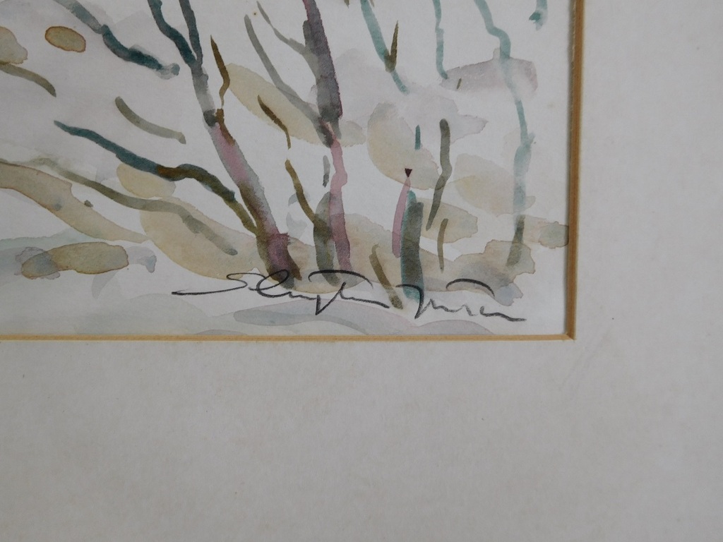 Jan Sluijters Junior, Aquarel, "Col de Rousset". kopen? Bied vanaf 75!