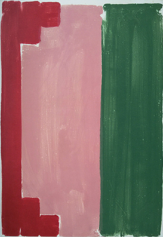 Adriaan Engelman - Abstracte compositie, monotype verkocht voor € 170!